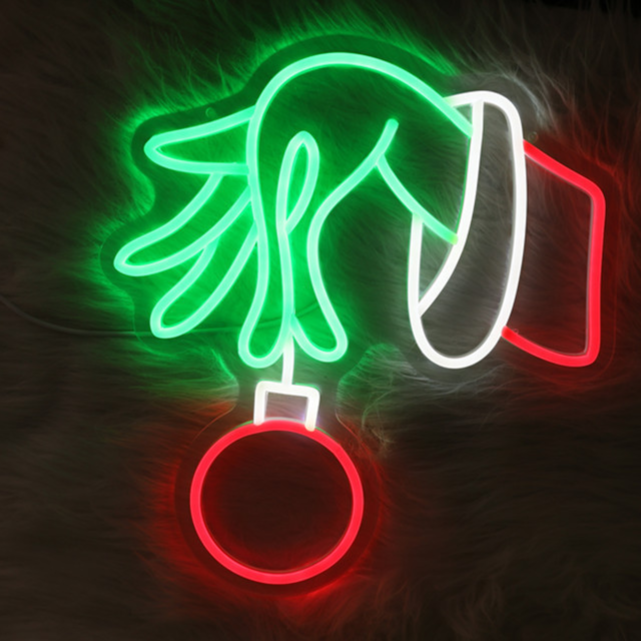 Dimmable LED Neon Light for Christmas Party Wall Decor USB Powered