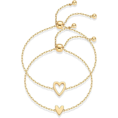 Adjustable Heart Friendship Bracelet