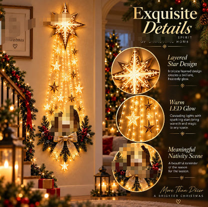 Lighted Nativity Wall Decor