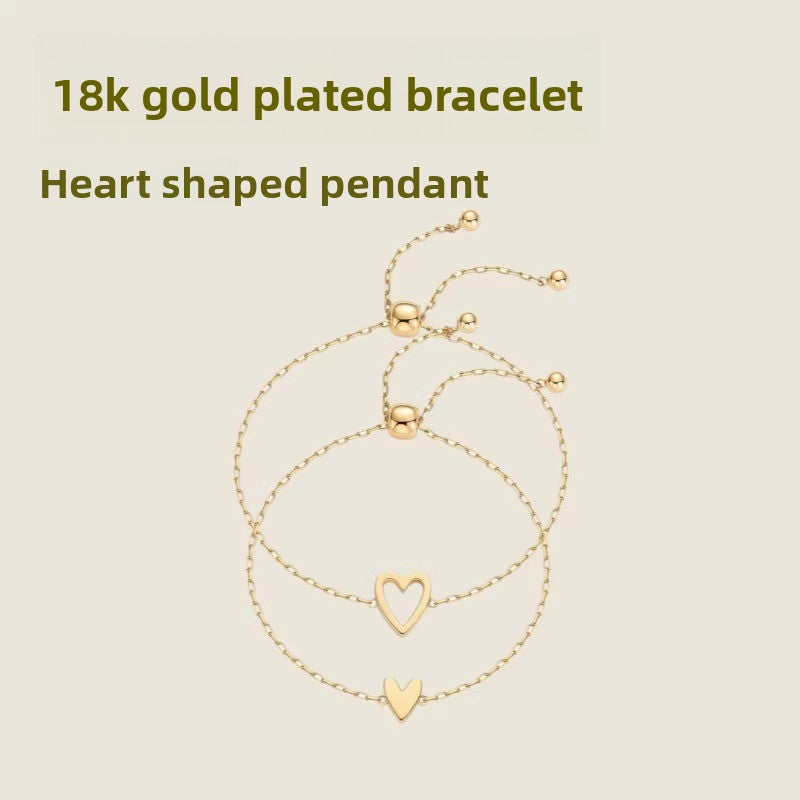 Adjustable Heart Friendship Bracelet