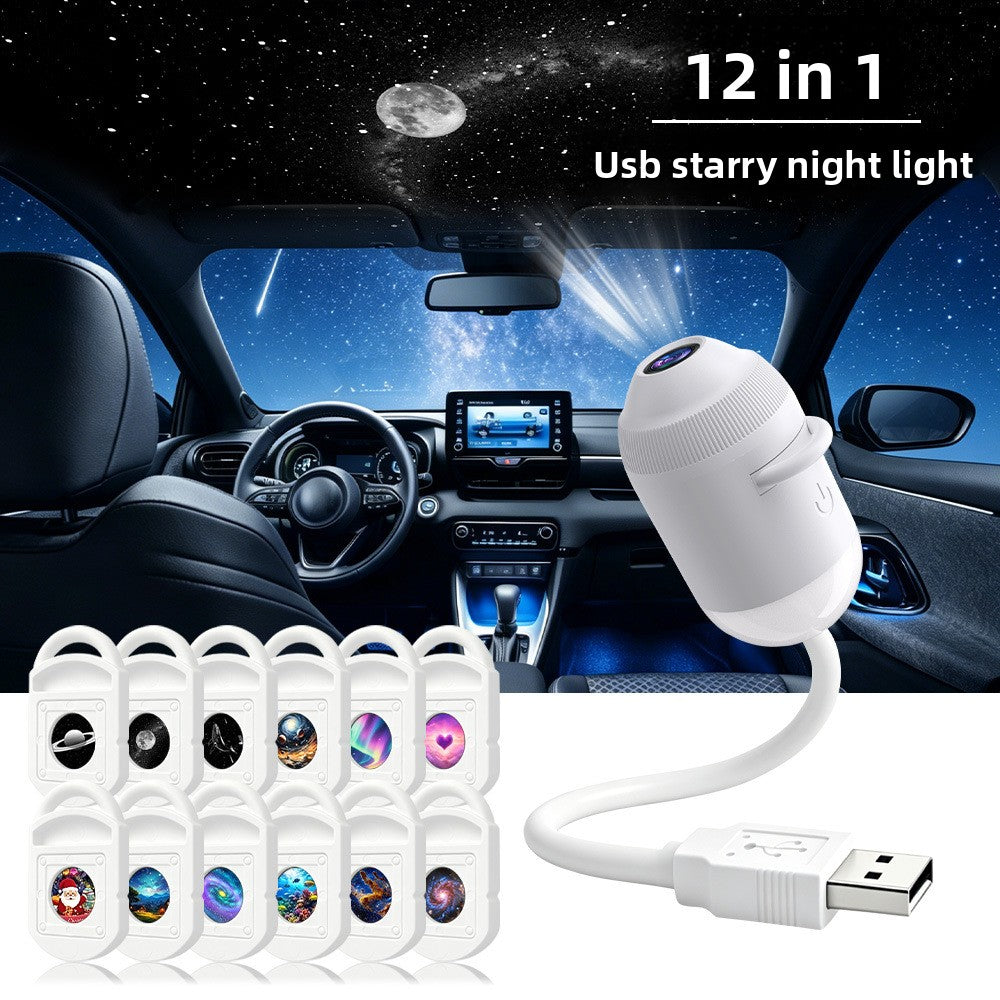 USB Star Projector Night Light