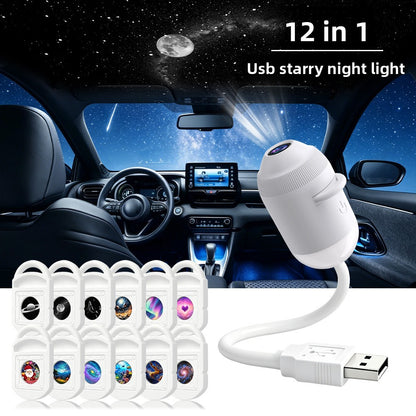 USB Star Projector Night Light