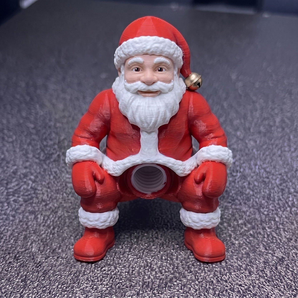 Santa Claus's feces toothpaste decoration