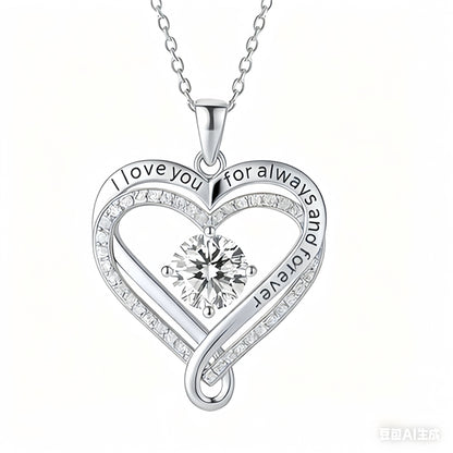 Eternal Heart Double-Layer Heart Necklace