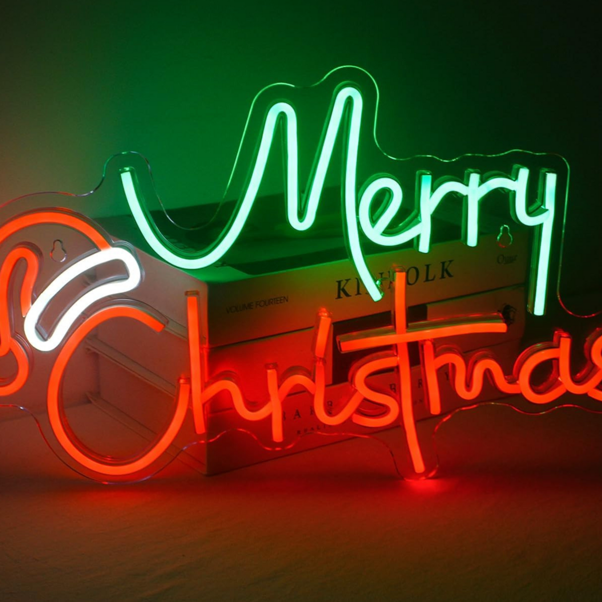 Dimmable LED Neon Light for Christmas Party Wall Decor USB Powered