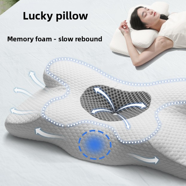 Ergonomic Memory Foam Cervical Pillow