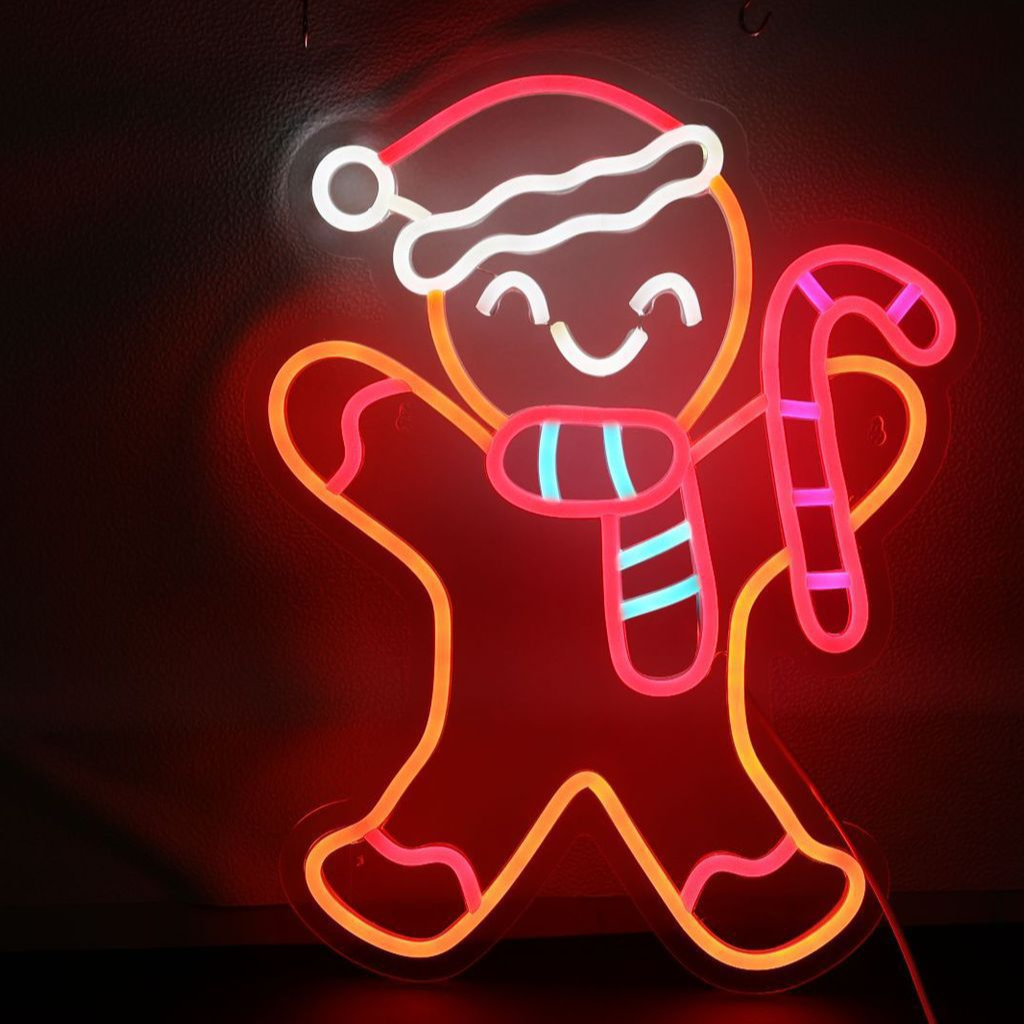 Dimmable LED Neon Light for Christmas Party Wall Decor USB Powered