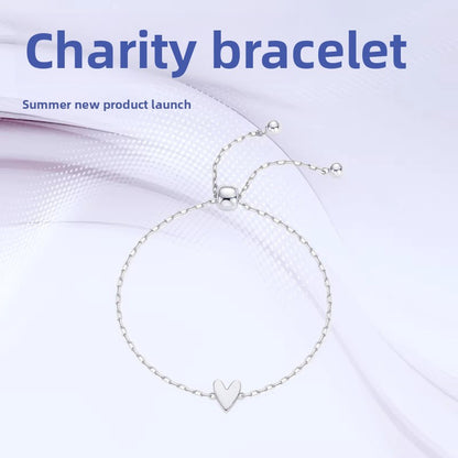 Adjustable Heart Friendship Bracelet