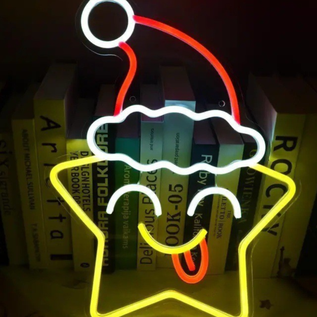 Dimmable LED Neon Light for Christmas Party Wall Decor USB Powered