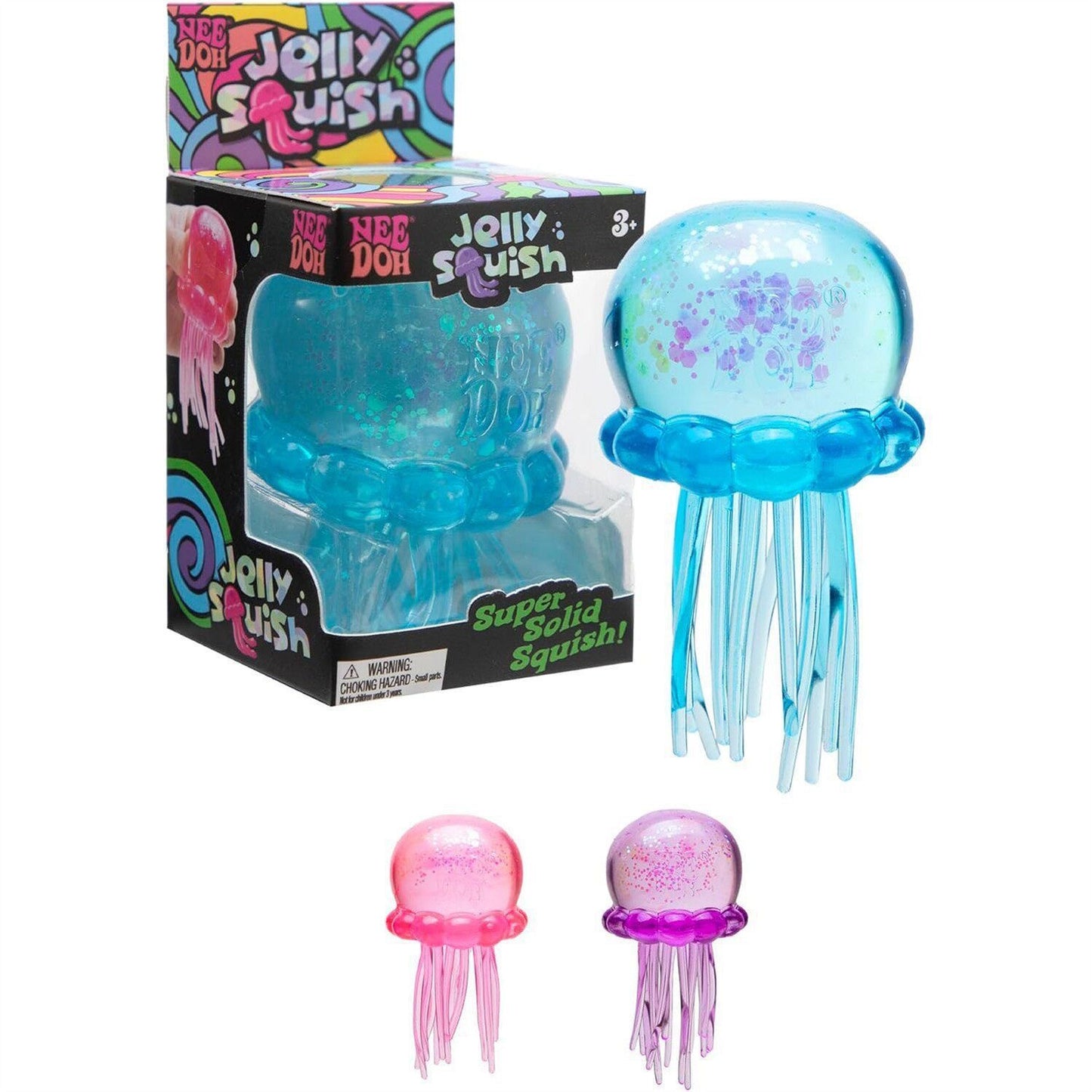 Needoh Octopus Jellyfish Maltose Squeeze Relief Toy