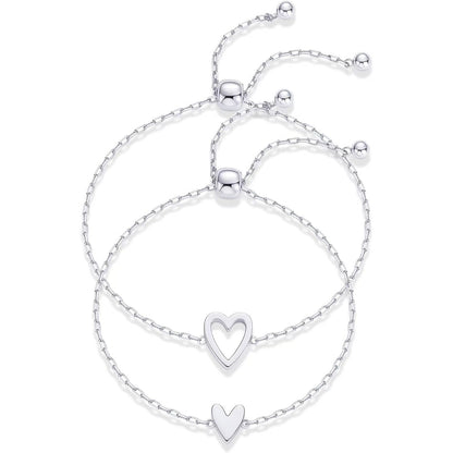 Adjustable Heart Friendship Bracelet
