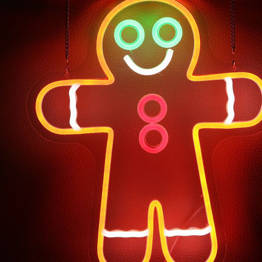 Dimmable LED Neon Light for Christmas Party Wall Decor USB Powered