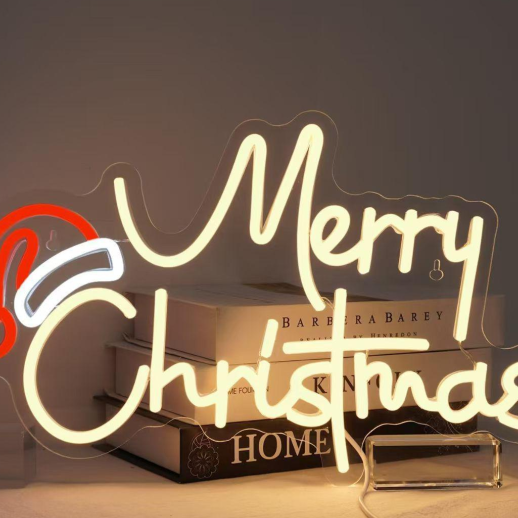 Dimmable LED Neon Light for Christmas Party Wall Decor USB Powered