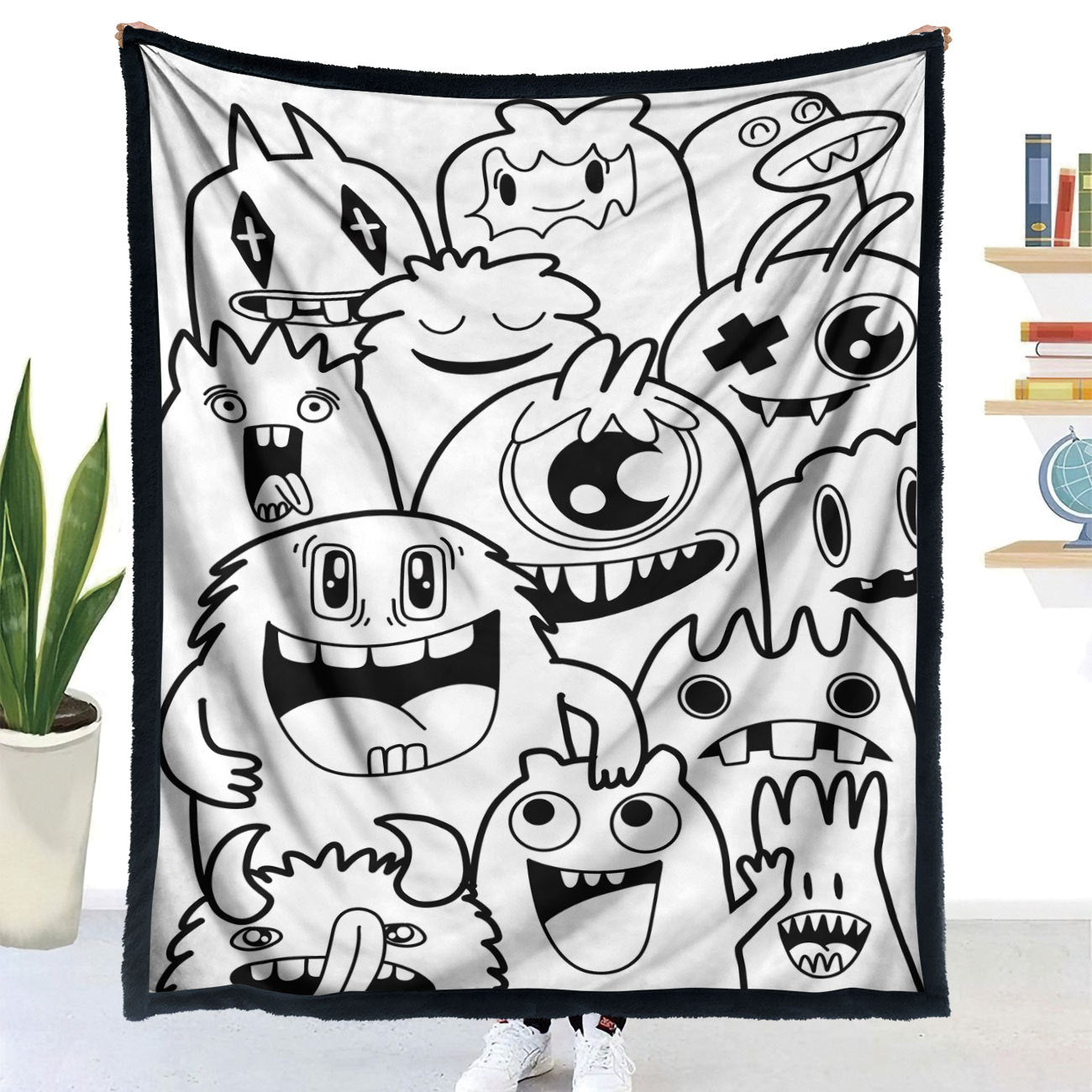 DIY Animal Pattern Coloring Blanket