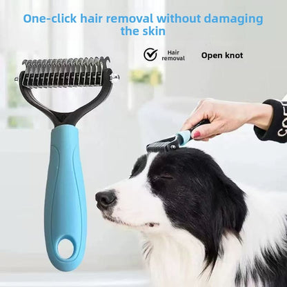 Pet Detangling Brush Stainless Steel Comb
