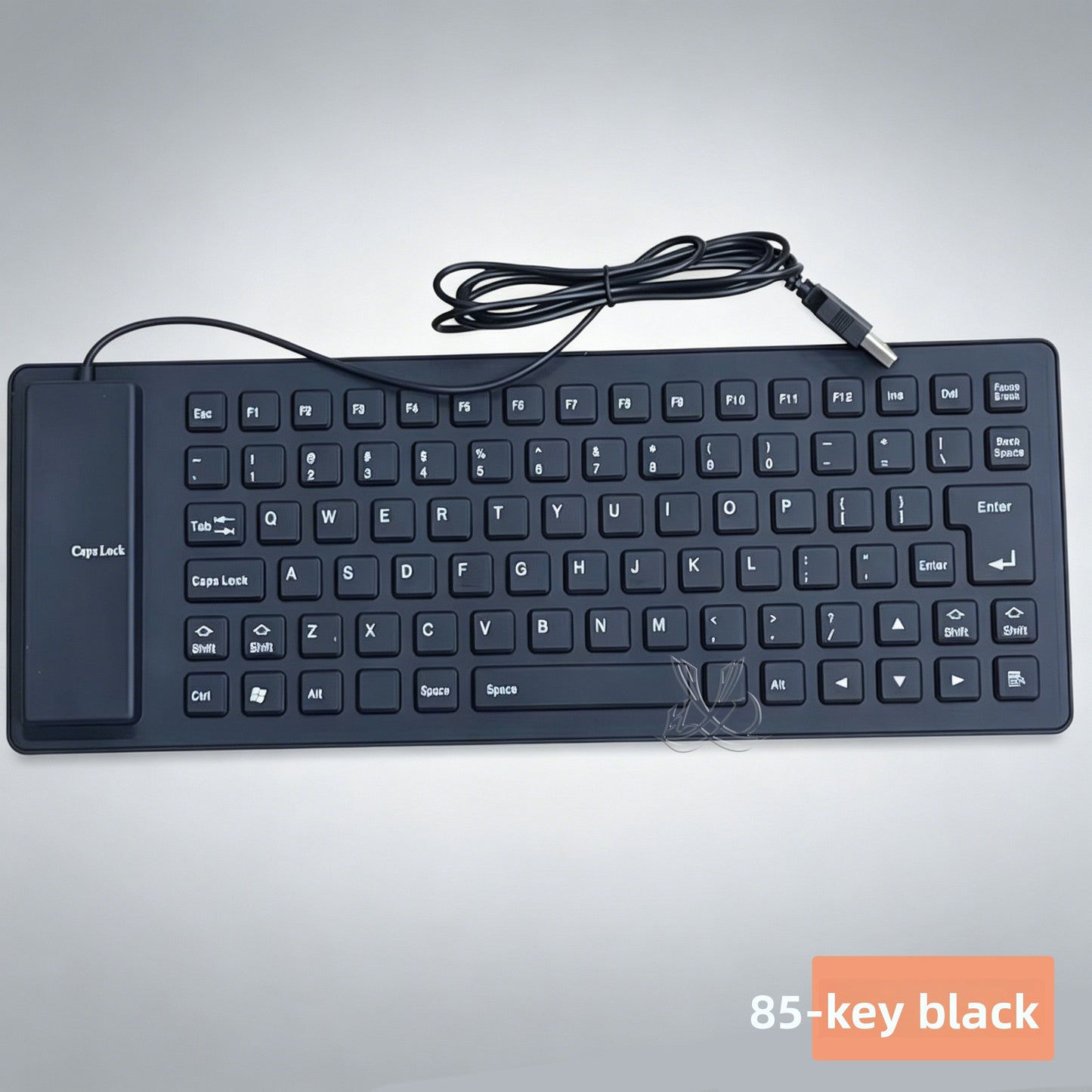 Silicone Mute Soft Keyboard USB Wired Folding