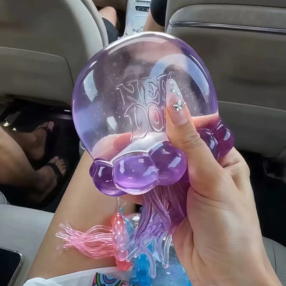 Needoh Octopus Jellyfish Maltose Squeeze Relief Toy