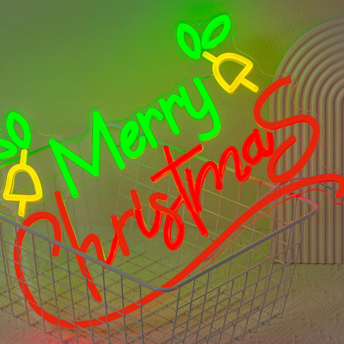 Dimmable LED Neon Light for Christmas Party Wall Decor USB Powered