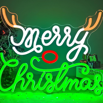 Dimmable LED Neon Light for Christmas Party Wall Decor USB Powered