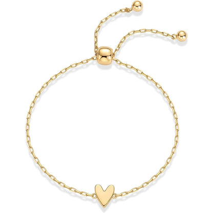 Adjustable Heart Friendship Bracelet