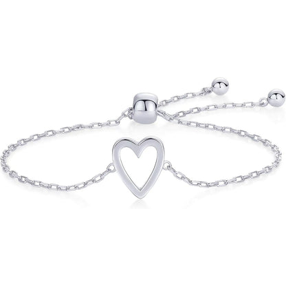 Adjustable Heart Friendship Bracelet