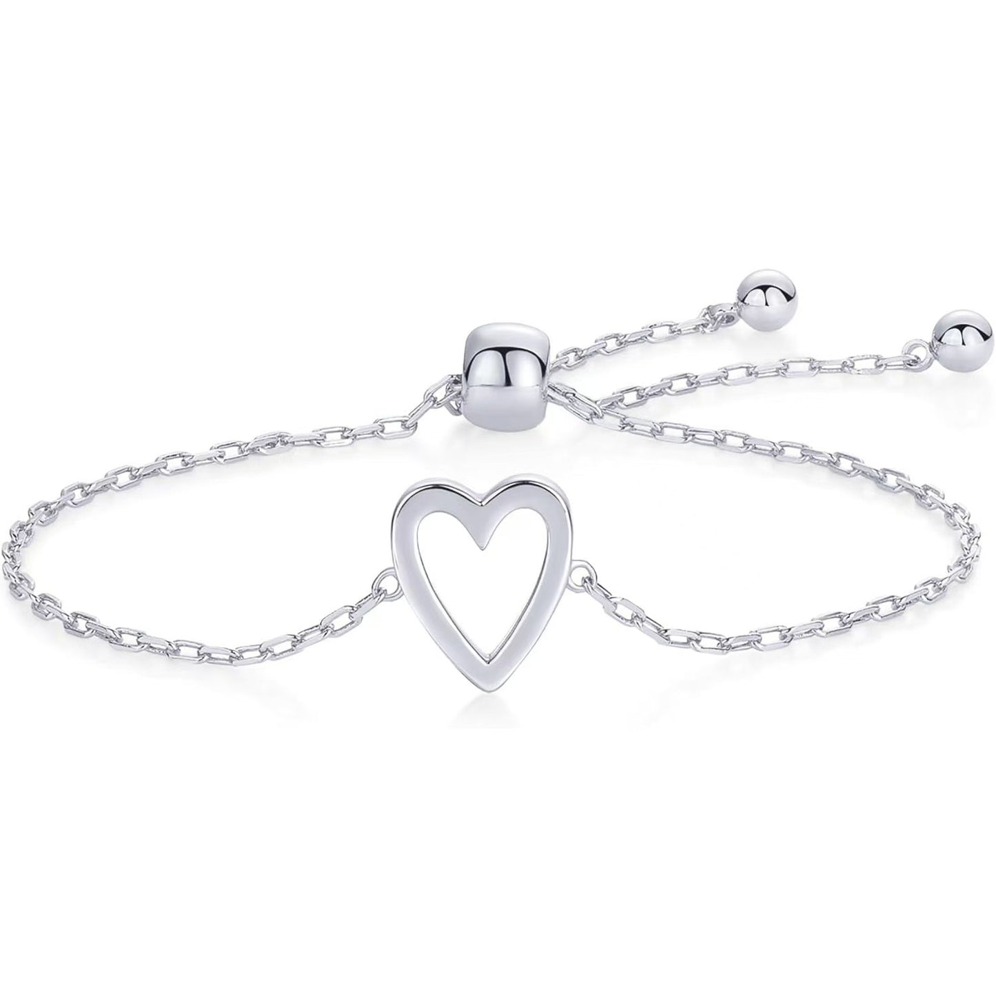 Adjustable Heart Friendship Bracelet
