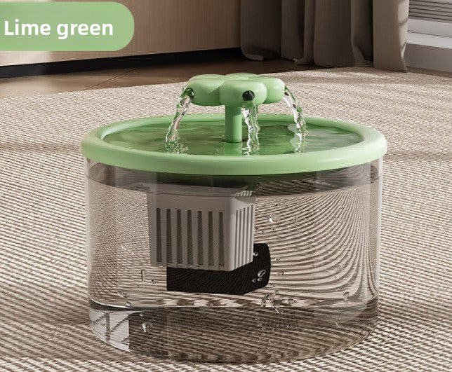 Automatic Pet Water Dispenser with Quiet Pump and Filter