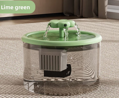 Automatic Pet Water Dispenser with Quiet Pump and Filter
