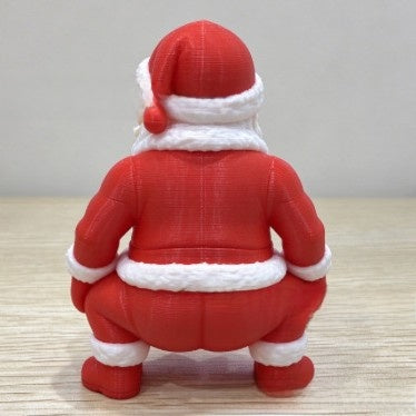 Santa Claus's feces toothpaste decoration