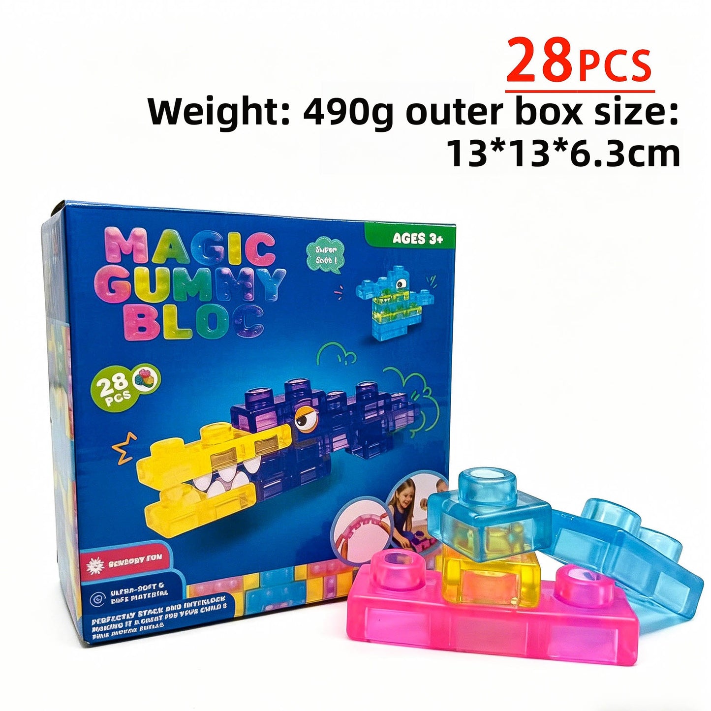 Sensory Soft Building Blocks Educational Toys