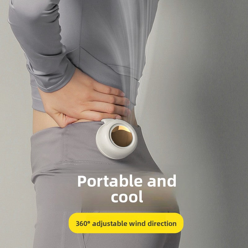 Portable Bladeless Wearable Fan with Adjustable Airflow
